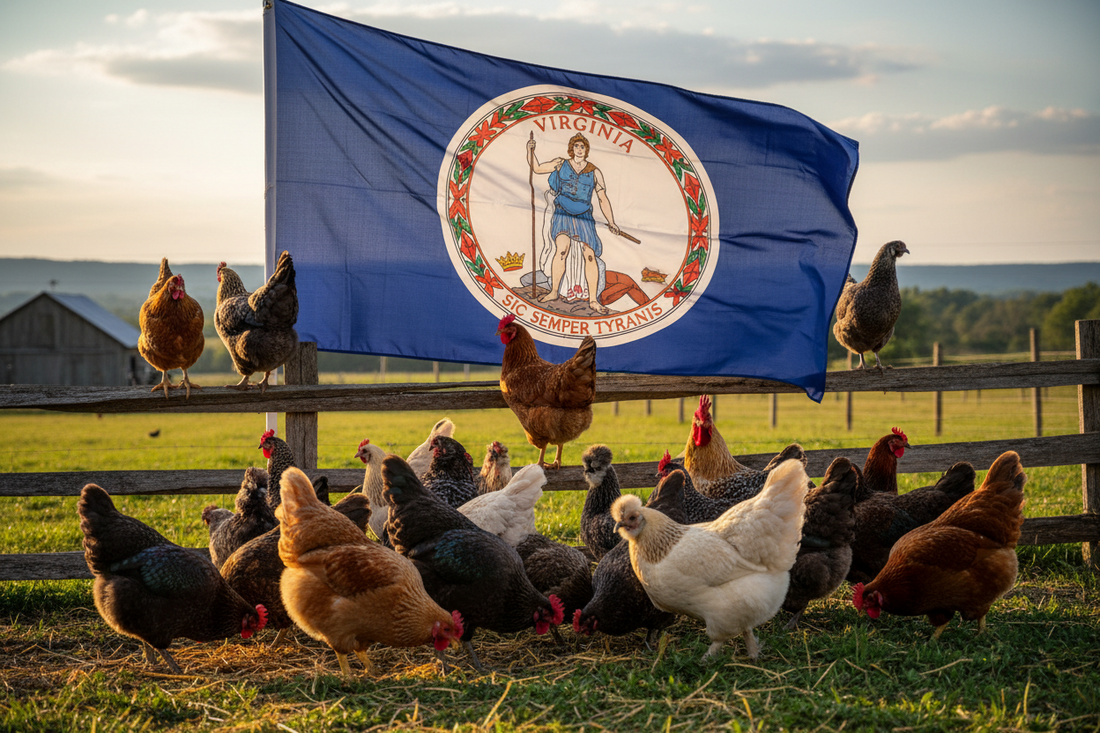 How to Start a Chicken Flock in Virginia