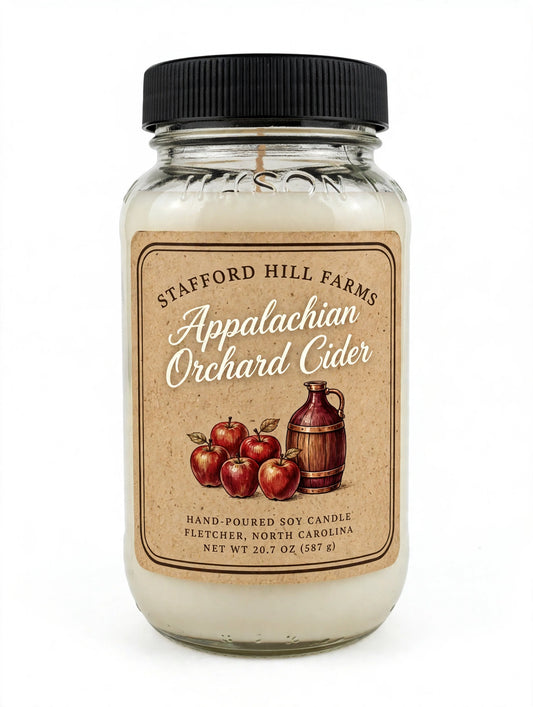 Stafford Hill Farms Appalachian Orchard Cider Soy Candle