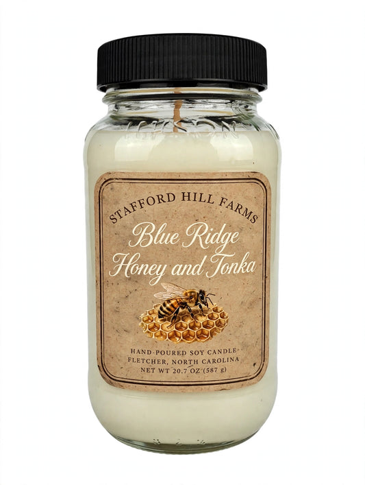 Stafford Hill Farms Blue Ridge Honey & Tonka Soy Candle