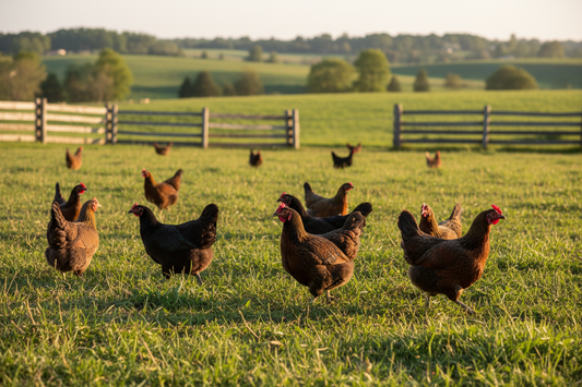 Olive Egger Hens