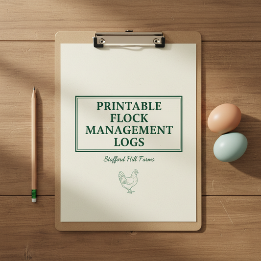 Printable Flock Management Logs cover