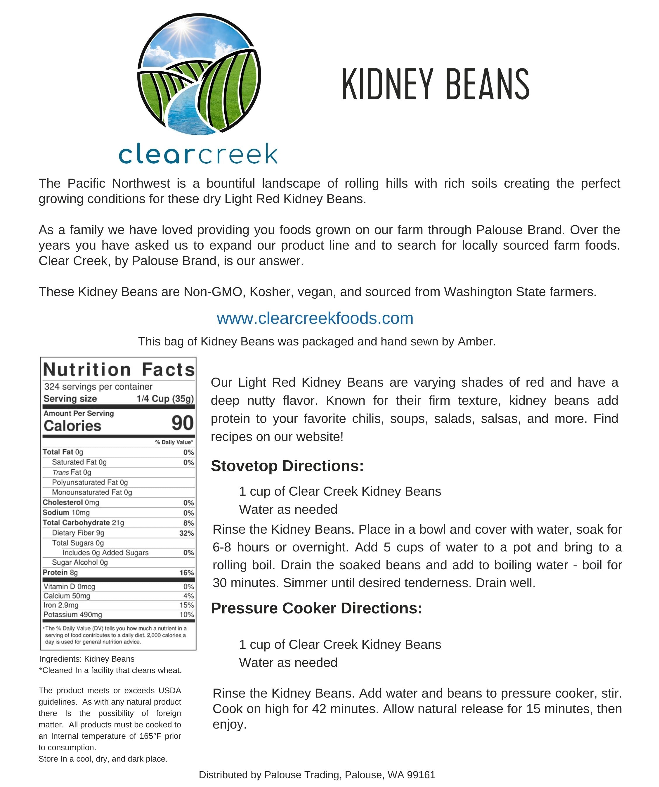 Kidney Beans | 25 LB
