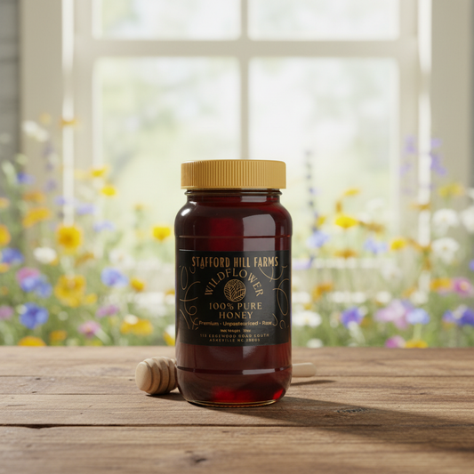 Raw Wildflower Honey — 2 lb