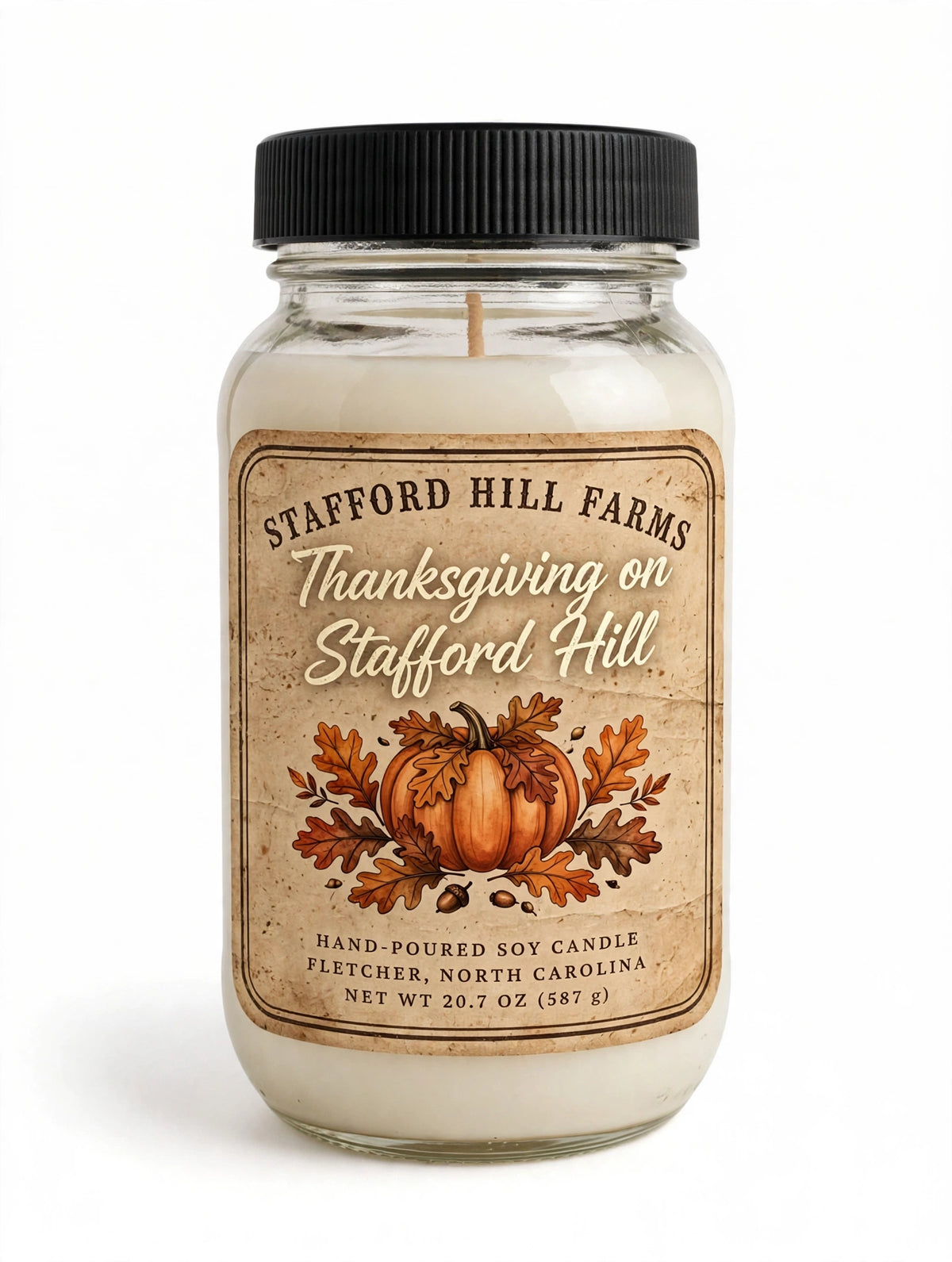 Stafford Hill Farms Thanksgiving on Stafford Hill Soy Candle