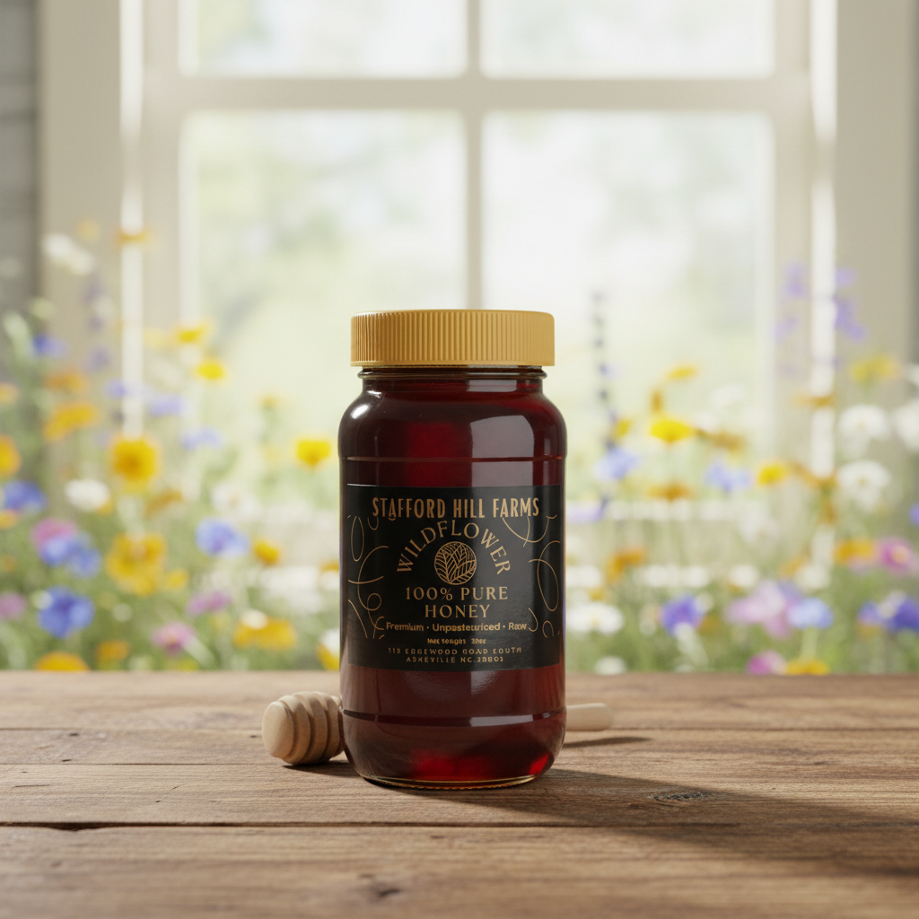 Raw Wildflower Honey — 2 lbs